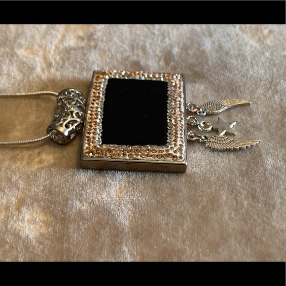 Sandstone Pendant Gemstones Tibetan Silver Charms and.925 Sterling Silve… - Picture 4 of 11